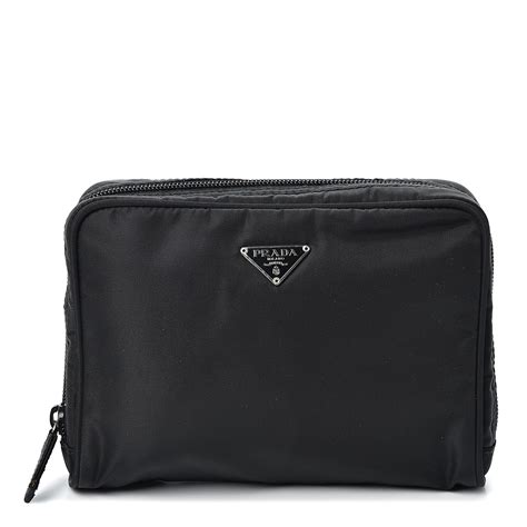 prada vela cosmetics case|Prada Vela Nylon Beauty Bag Cosmetic Makeup Case .